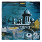 Qawali Nights Silk Pocket Square